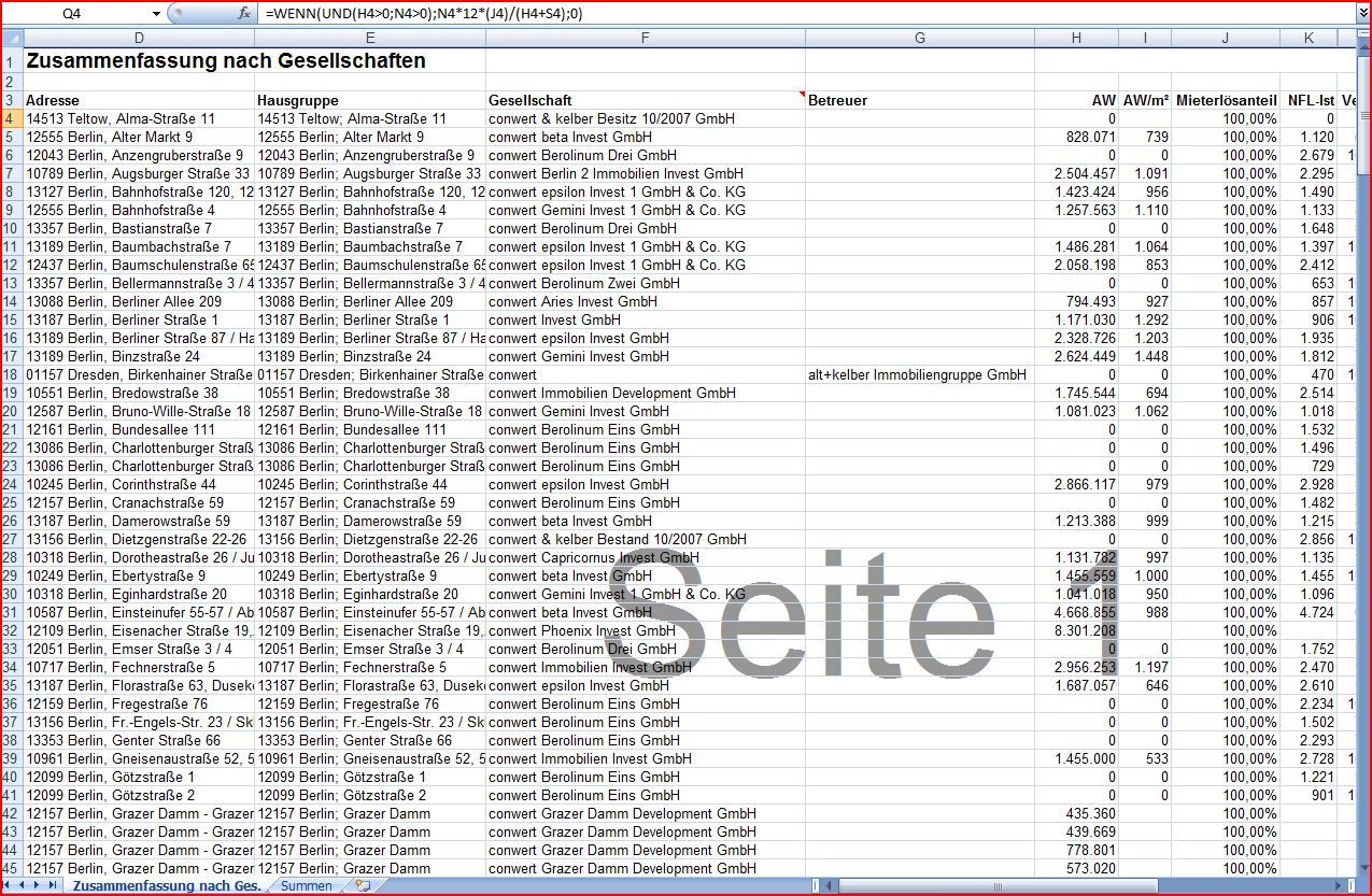 Tabelle Z.f.g. Gesellschaften 1