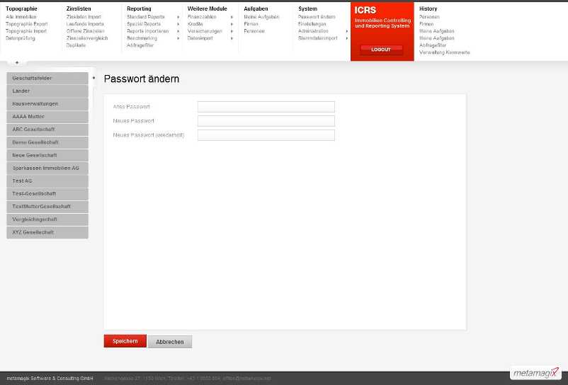 Passwort ändern